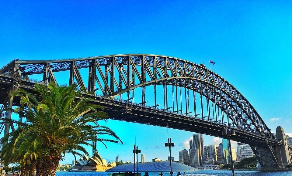 puente de acero de la bahía de sidney