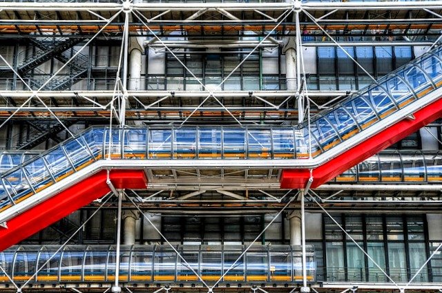 fachada museo pompidou