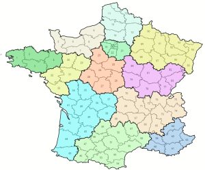 departamentos de francia
