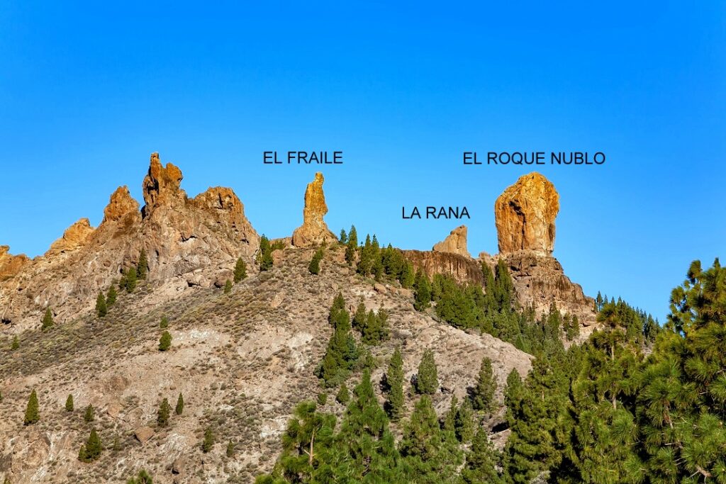 el fraile, la rana y el roque nublo
