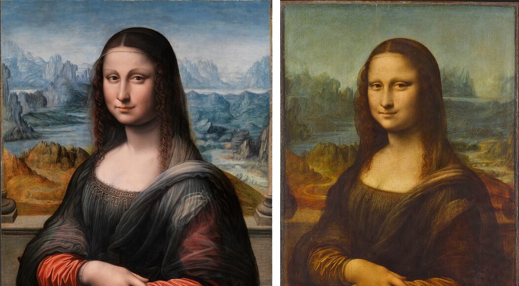 la mona lisa del prado al lado de la original